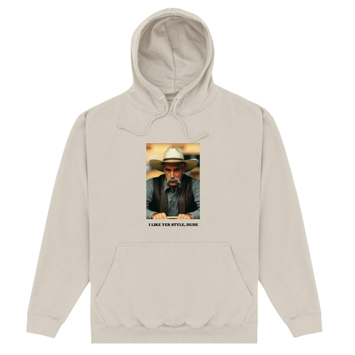 Beige - Front - The Big Lebowski Unisex Adult The Stranger Hoodie