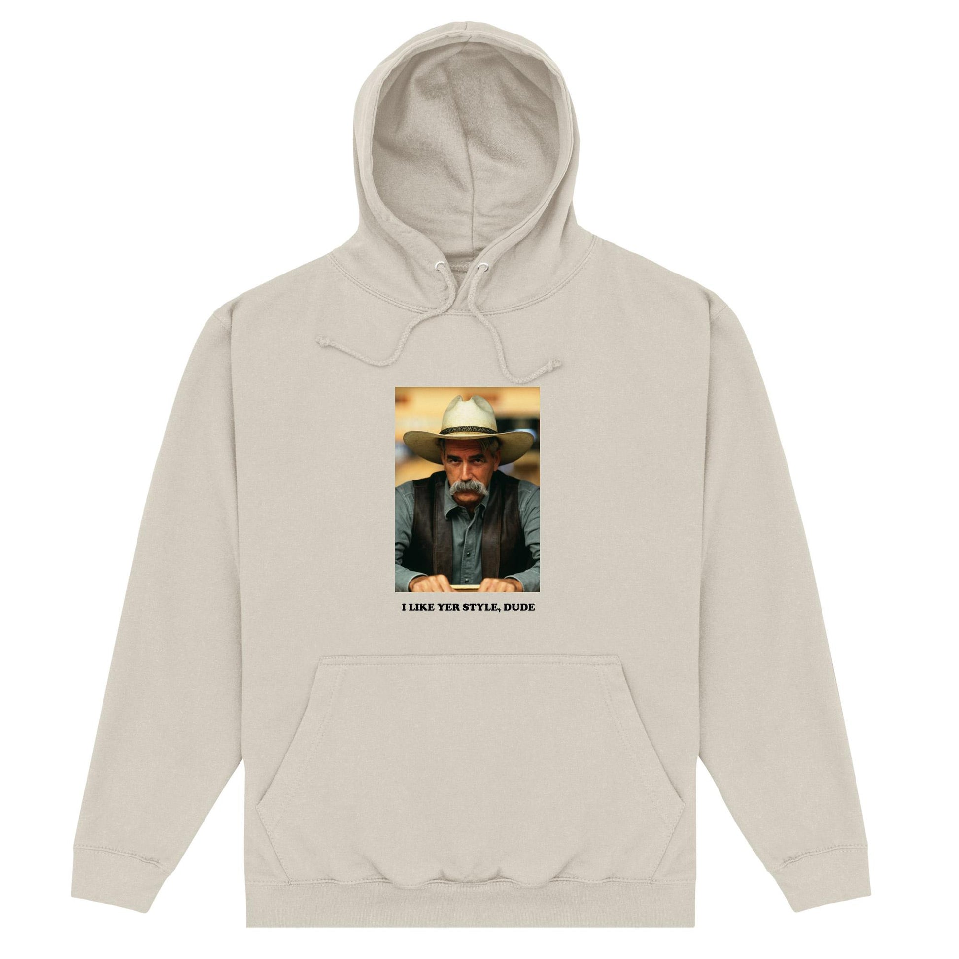 Beige - Front - The Big Lebowski Unisex Adult The Stranger Hoodie
