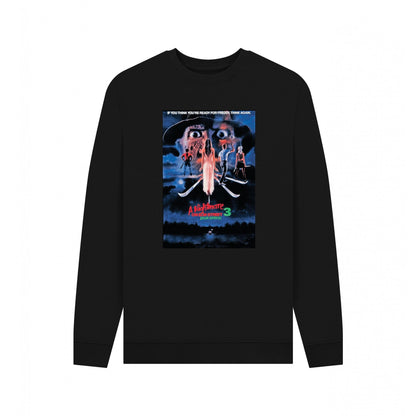Black - Front - A Nightmare On Elm Street Unisex Adult Ready for Freddy Sweatshirt