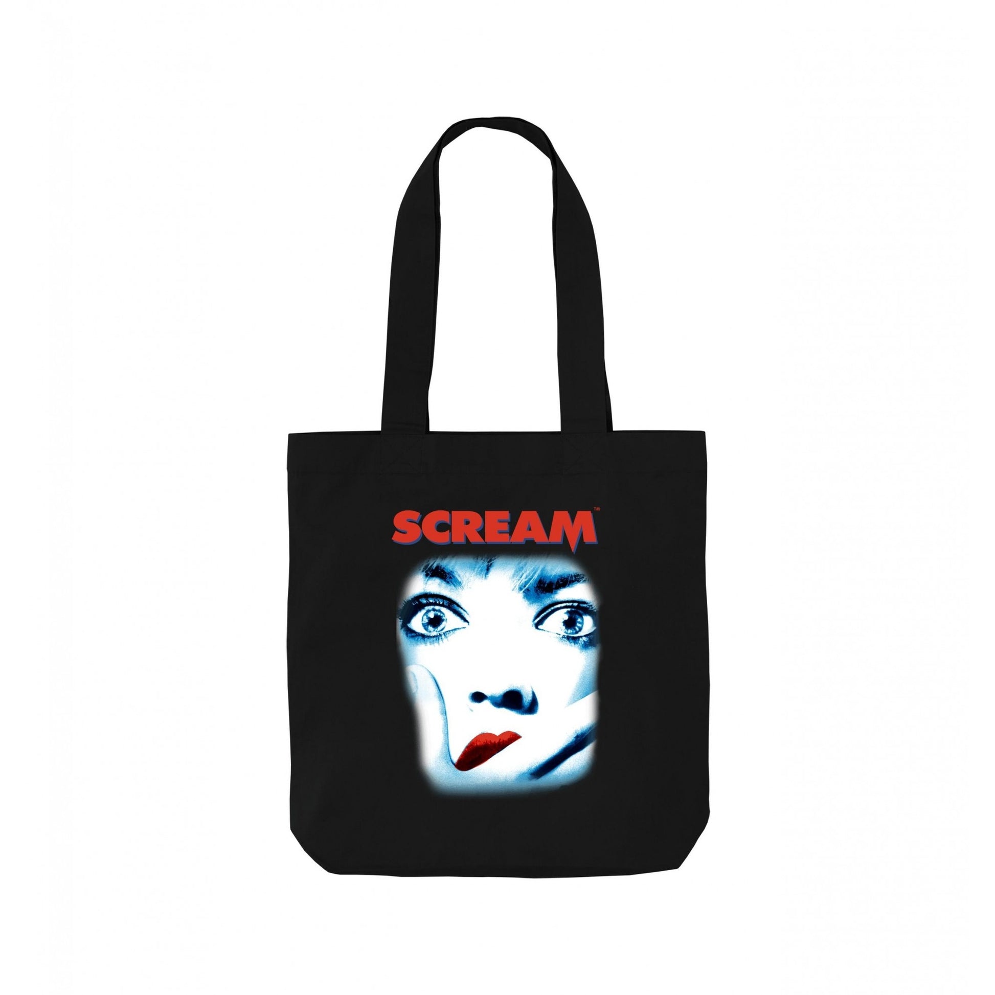 Black - Front - Scream Movie Poster Tote Bag