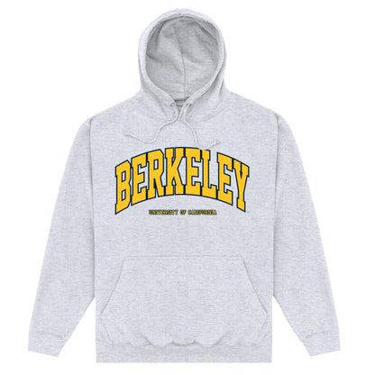 Heather Grey - Front - Berkeley Unisex Adult University Of California Arch Hoodie