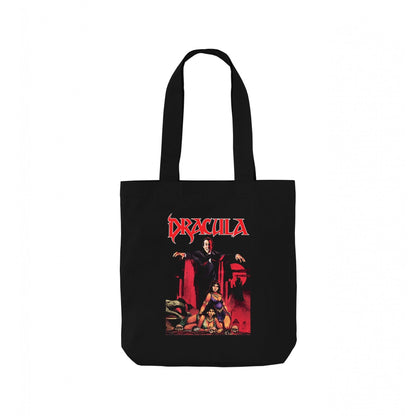 Black - Front - Horror Line Lives! Dracula Tote Bag