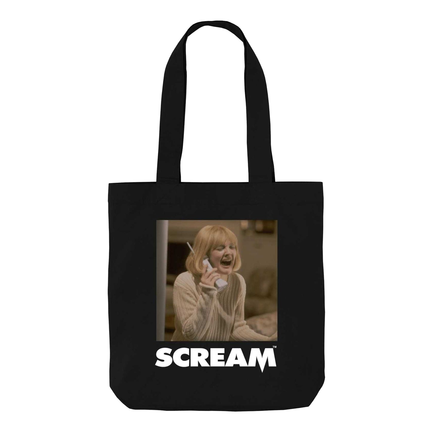Black - Front - Scream Phone Tote Bag