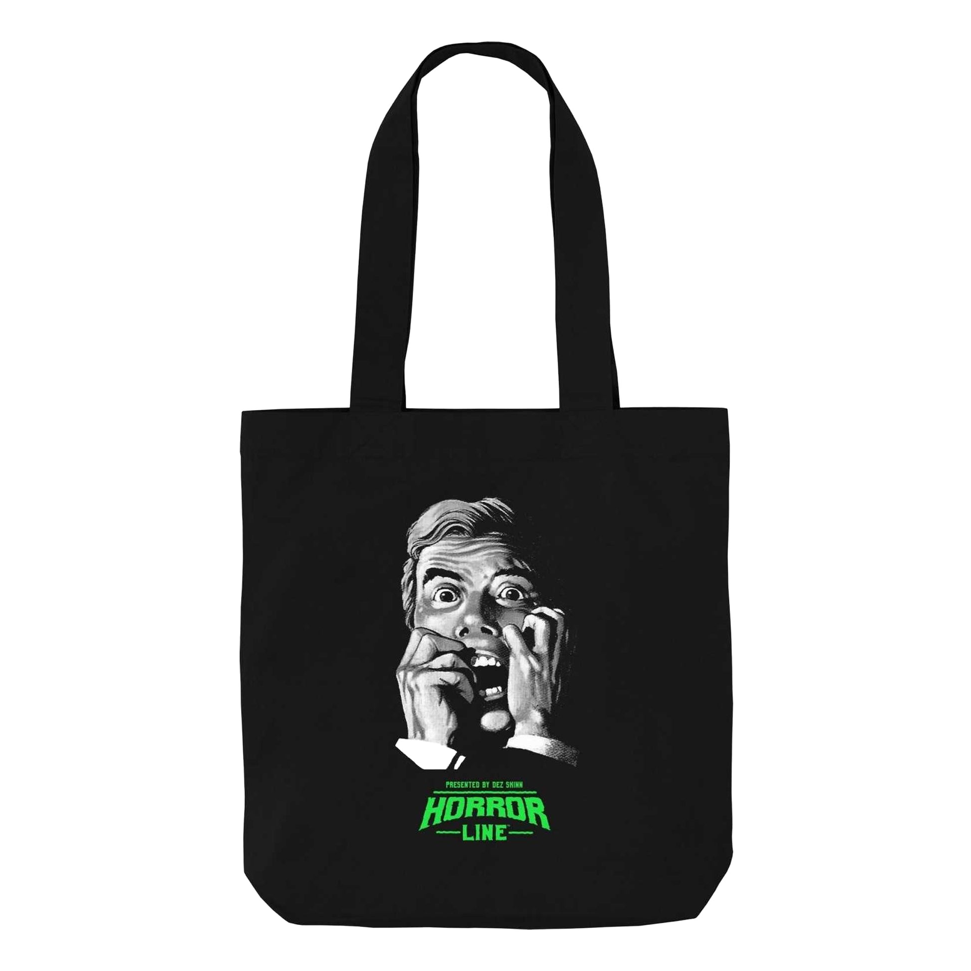 Black - Front - Horror Line Gorgon Scary Tote Bag