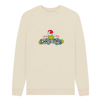 Oat - Front - The Grinch Unisex Adult Christmas Sweatshirt