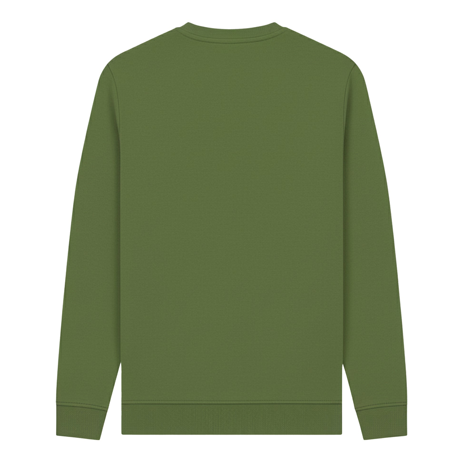Khaki - Back - Rick And Morty Unisex Adult Happy Human Holidays Sweatshirt