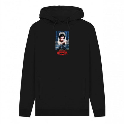 Black - Front - Horror Line Unisex Adult Watts Bride Hoodie