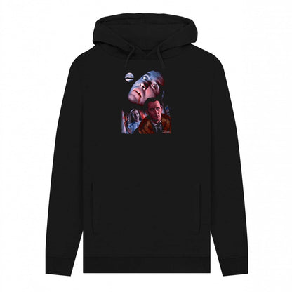 Black - Front - Horror Line Unisex Adult Dracula Hoodie