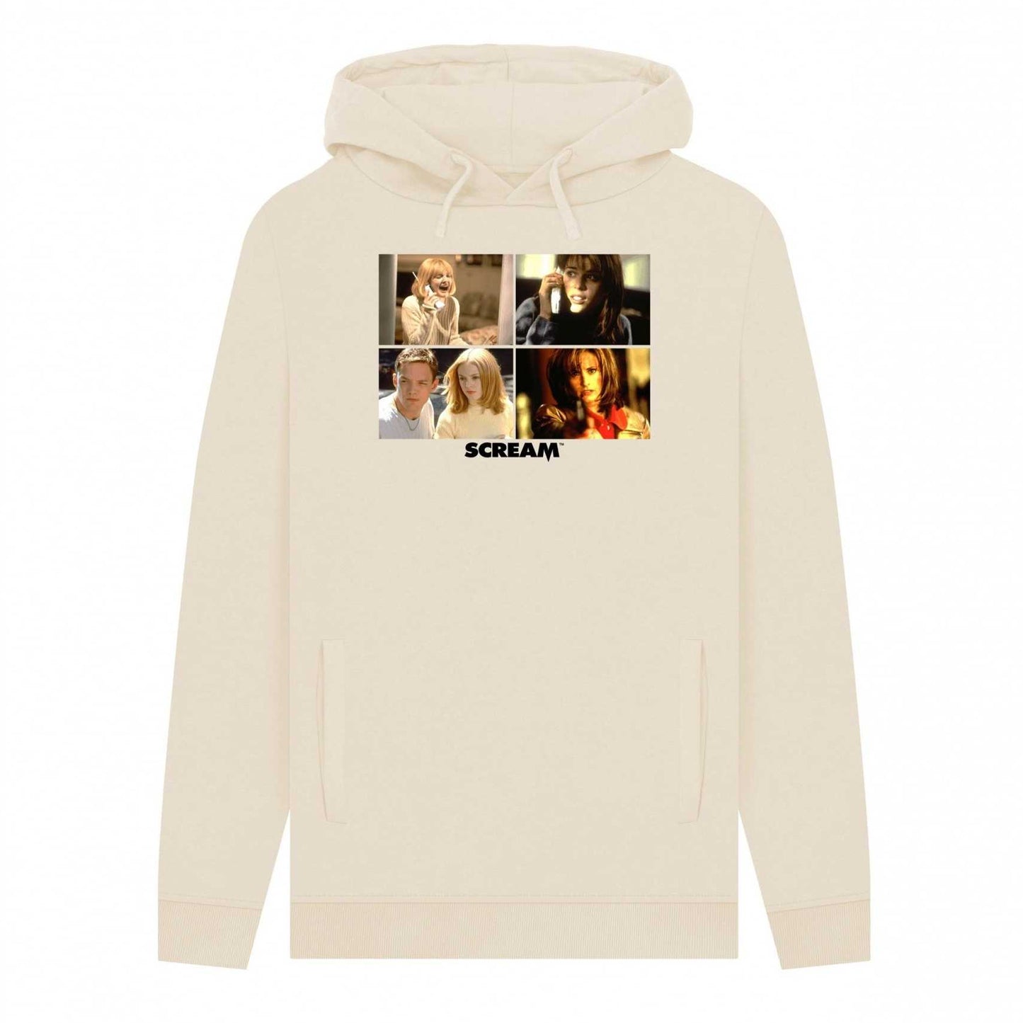 Oat - Front - Scream Unisex Adult Movie Scene Hoodie