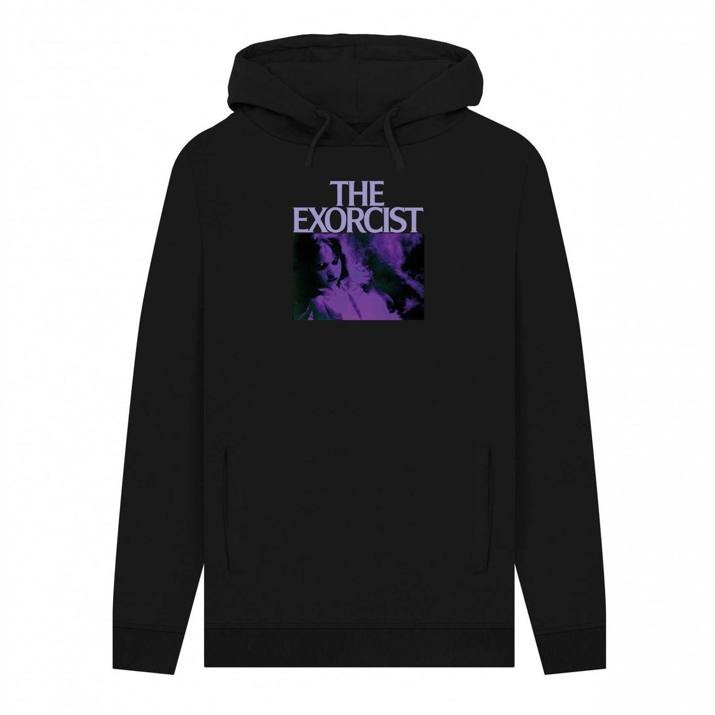 Black - Front - The Exorcist Unisex Adult Movie Hoodie