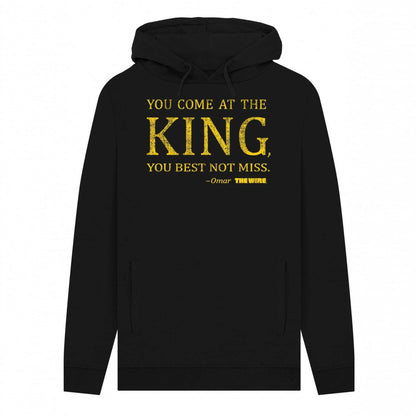 Black - Front - The Wire Unisex Adult King Hoodie