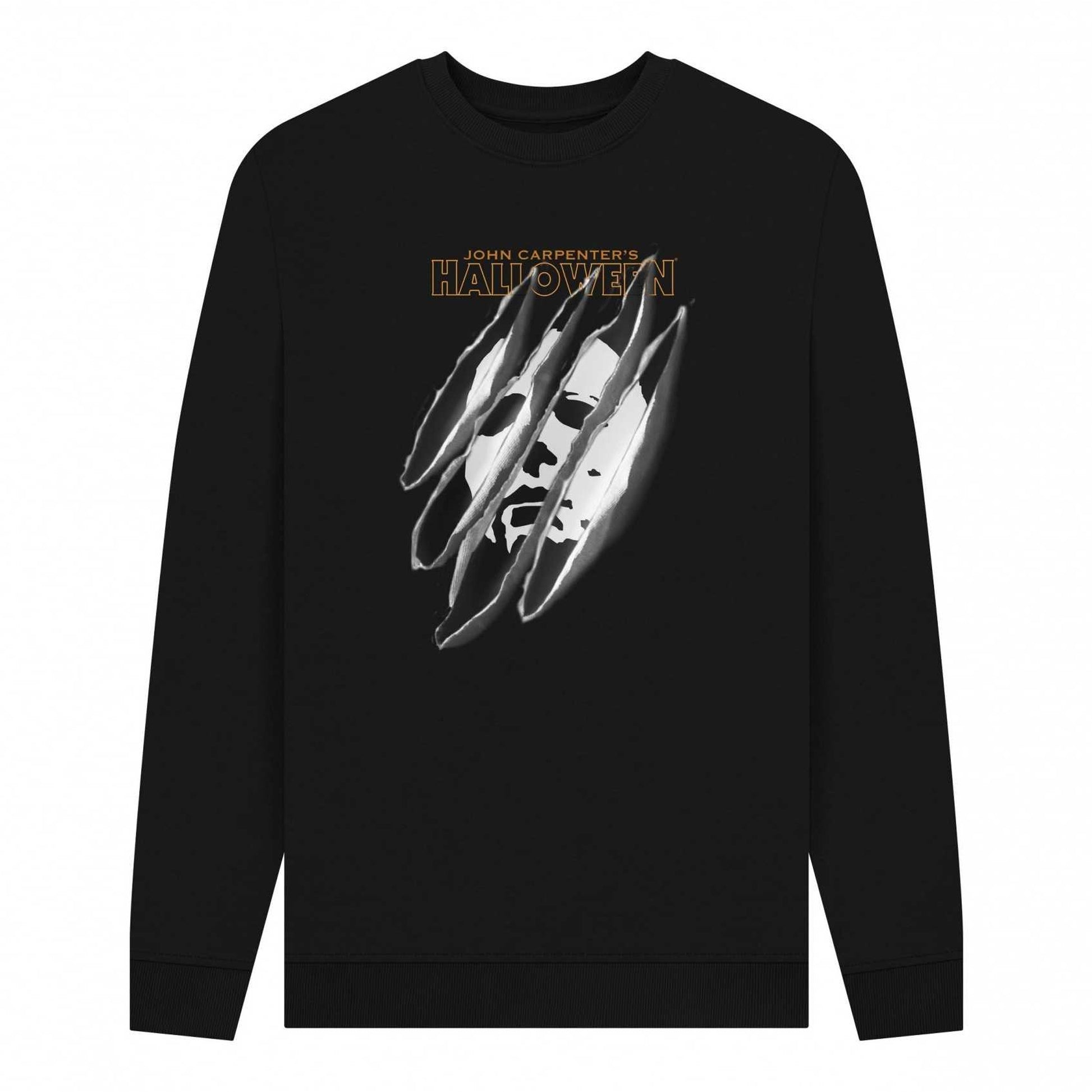 Black - Front - Halloween Unisex Adult Slasher Sweatshirt