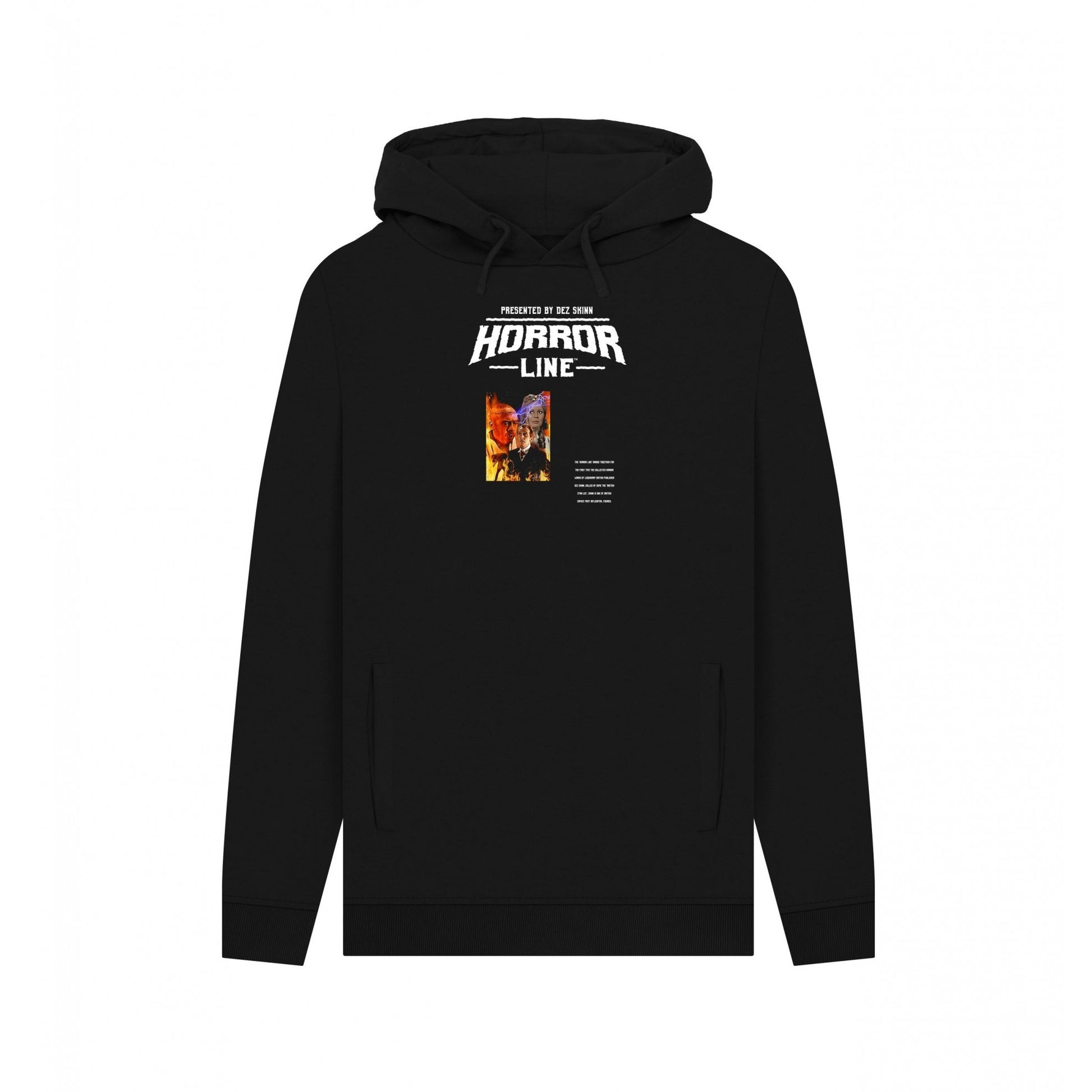 Black - Front - Horror Line Unisex Adult Frankenstein Must Be Destroyed Hoodie