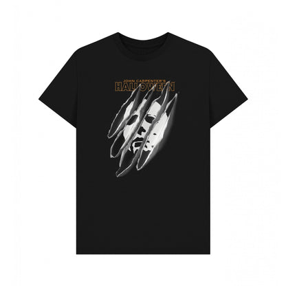 Black - Front - Halloween Unisex Adult Slashed T-Shirt