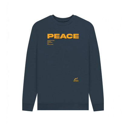 Navy Blue - Front - Park London Unisex Adult Peace Non-Violence Project Sweatshirt