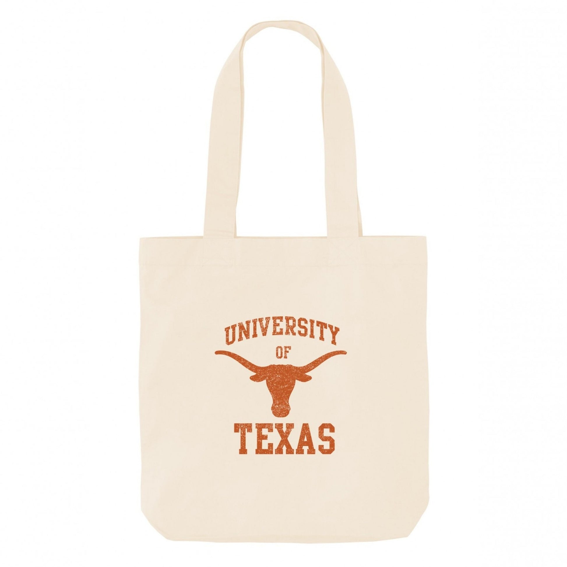 Natural - Front - Texas University Tote Bag