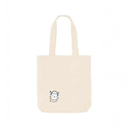 Natural - Front - TORC Dancing Kitty Ramen Tote Bag