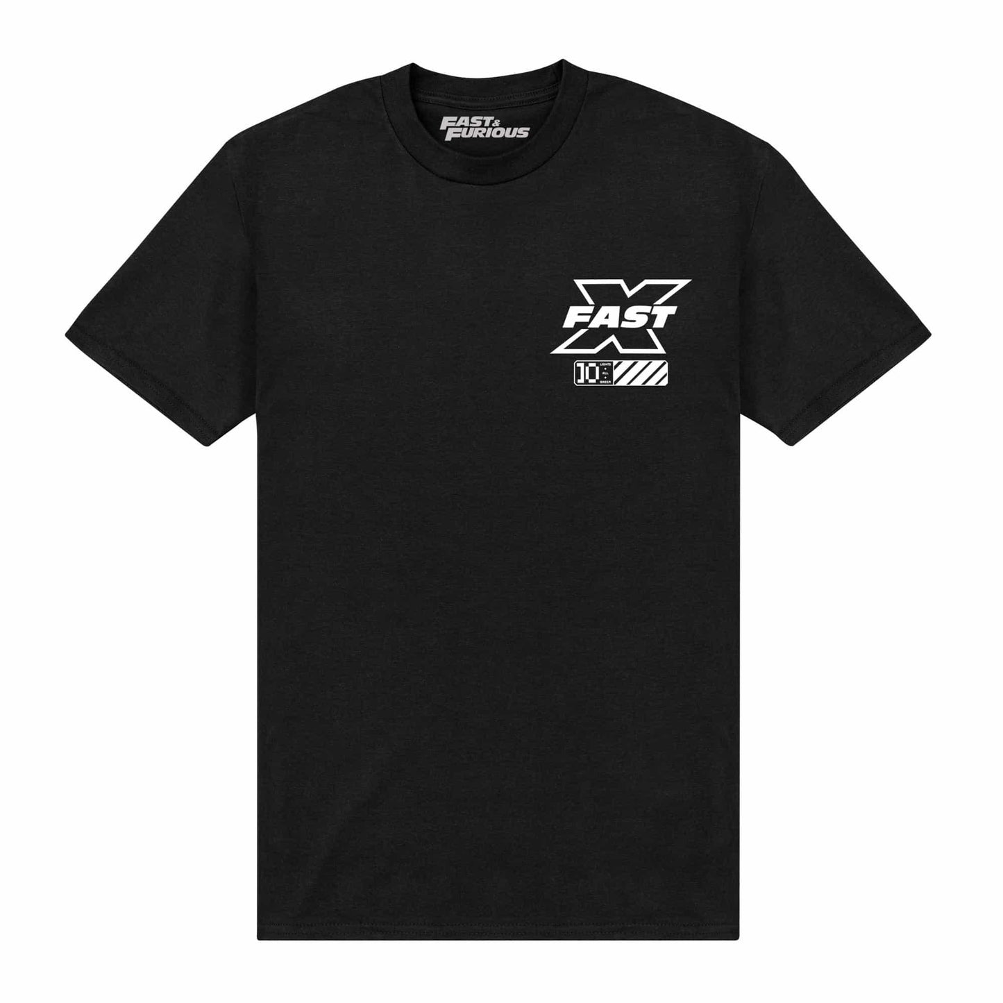 Black - Front - Fast X Unisex Adult Party T-Shirt