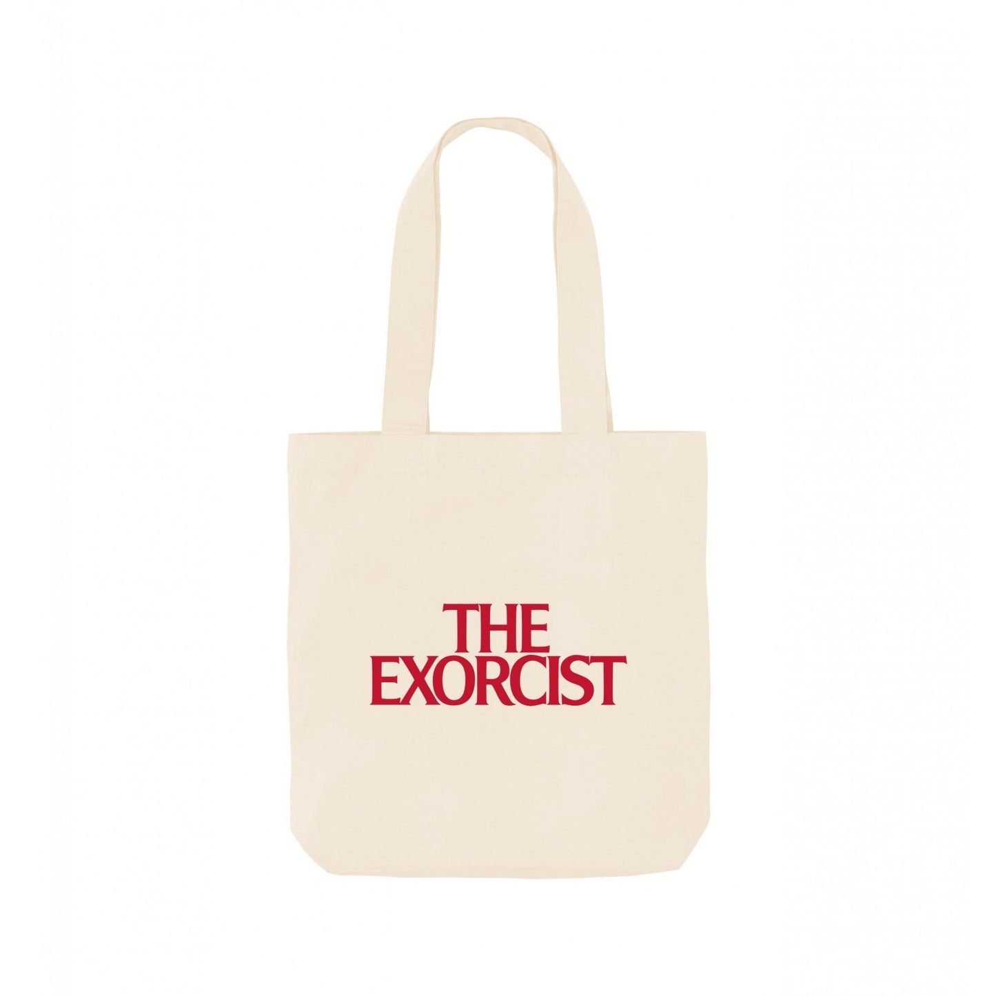 Natural - Front - The Exorcist Title Tote Bag