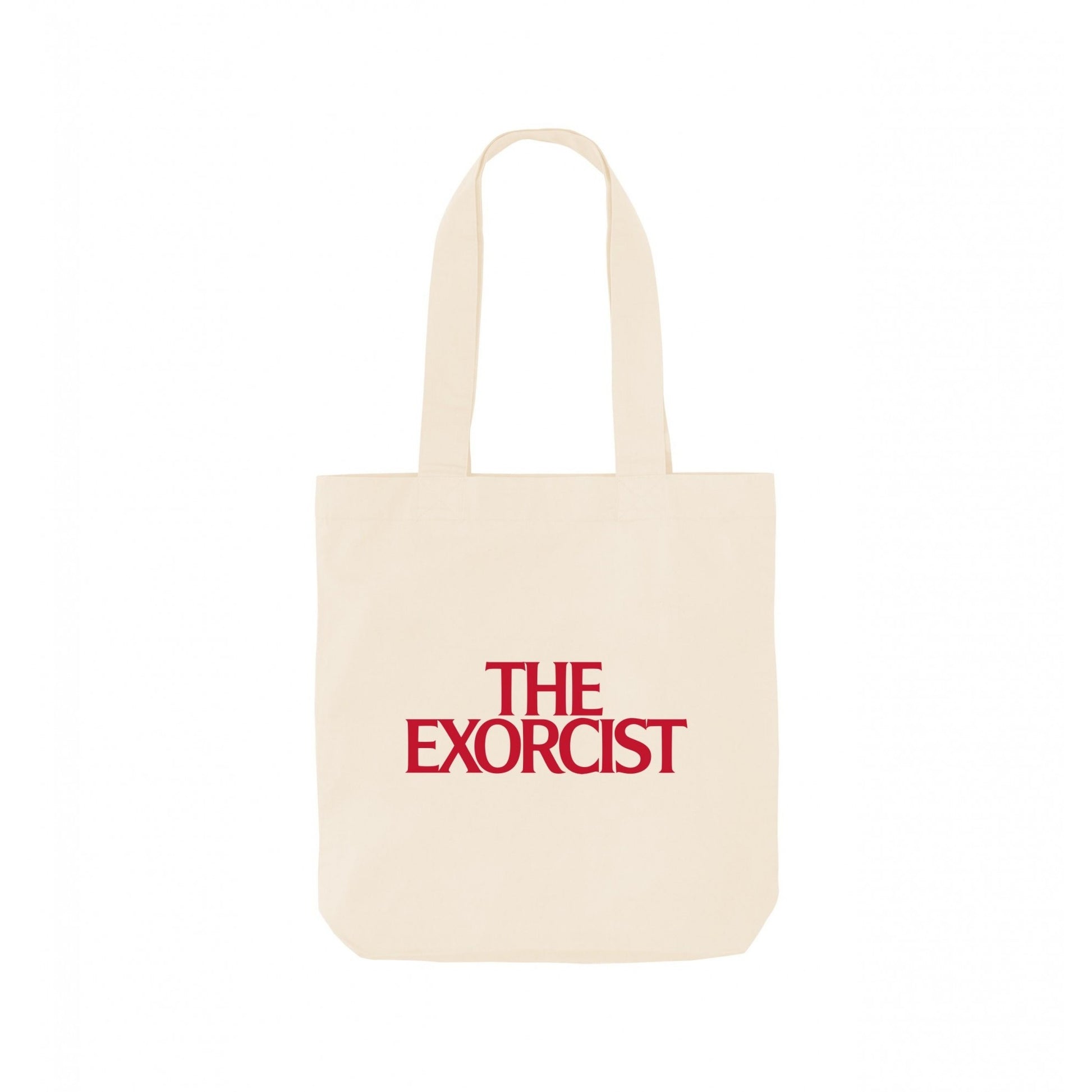 Natural - Front - The Exorcist Title Tote Bag