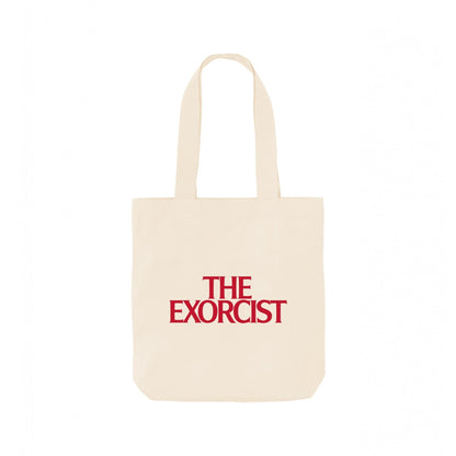 Natural - Front - The Exorcist Title Tote Bag