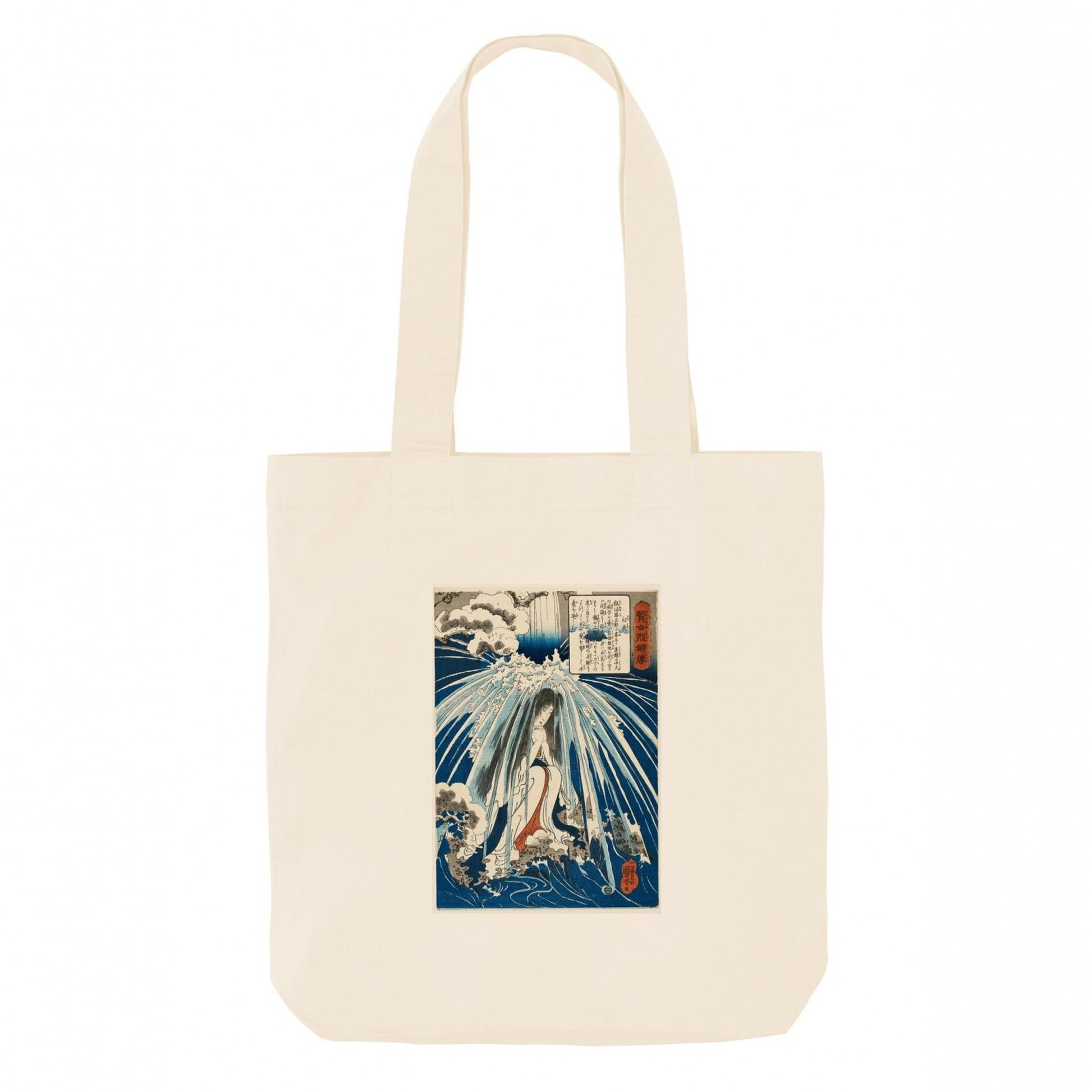 Natural - Front - Apoh Kuniyoshi In The Waterfall Ashmolean Museum Tote Bag
