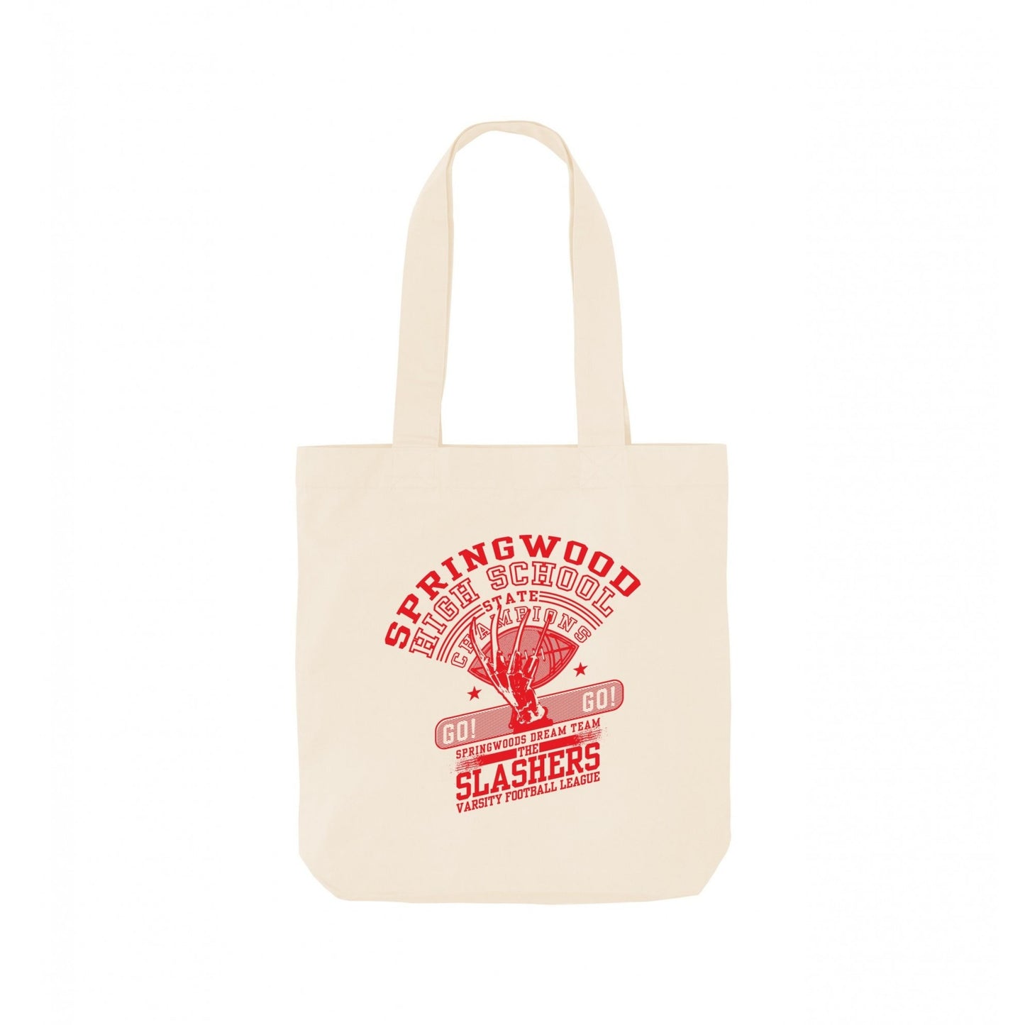 Natural - Front - A Nightmare On Elm Street Springwood Slashers Tote Bag
