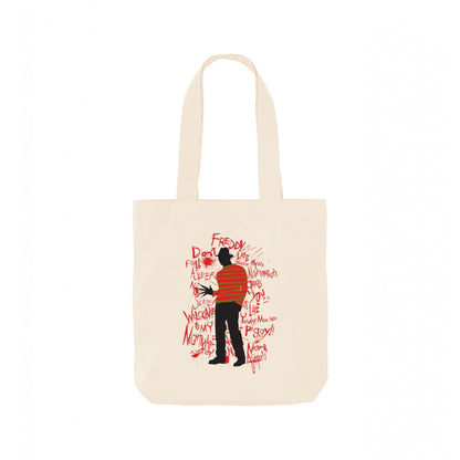 Natural - Front - A Nightmare On Elm Street Freddy Krueger Tote Bag