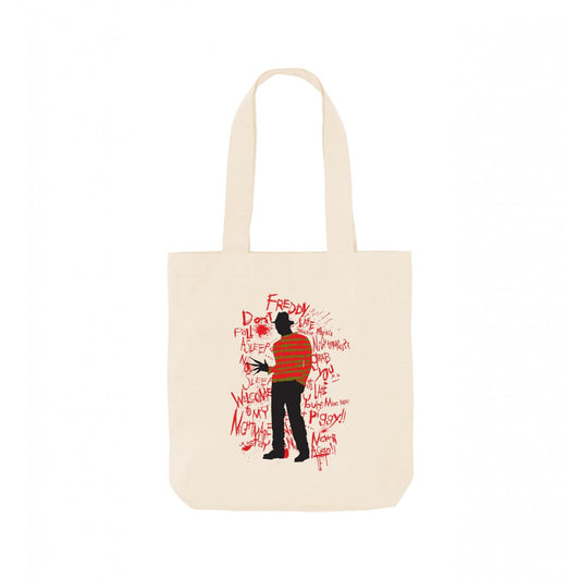 Natural - Front - A Nightmare On Elm Street Freddy Krueger Tote Bag