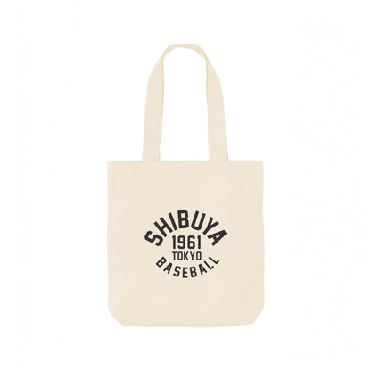 Natural - Front - Park Fields Shibuya Baseball Varsity Tote Bag