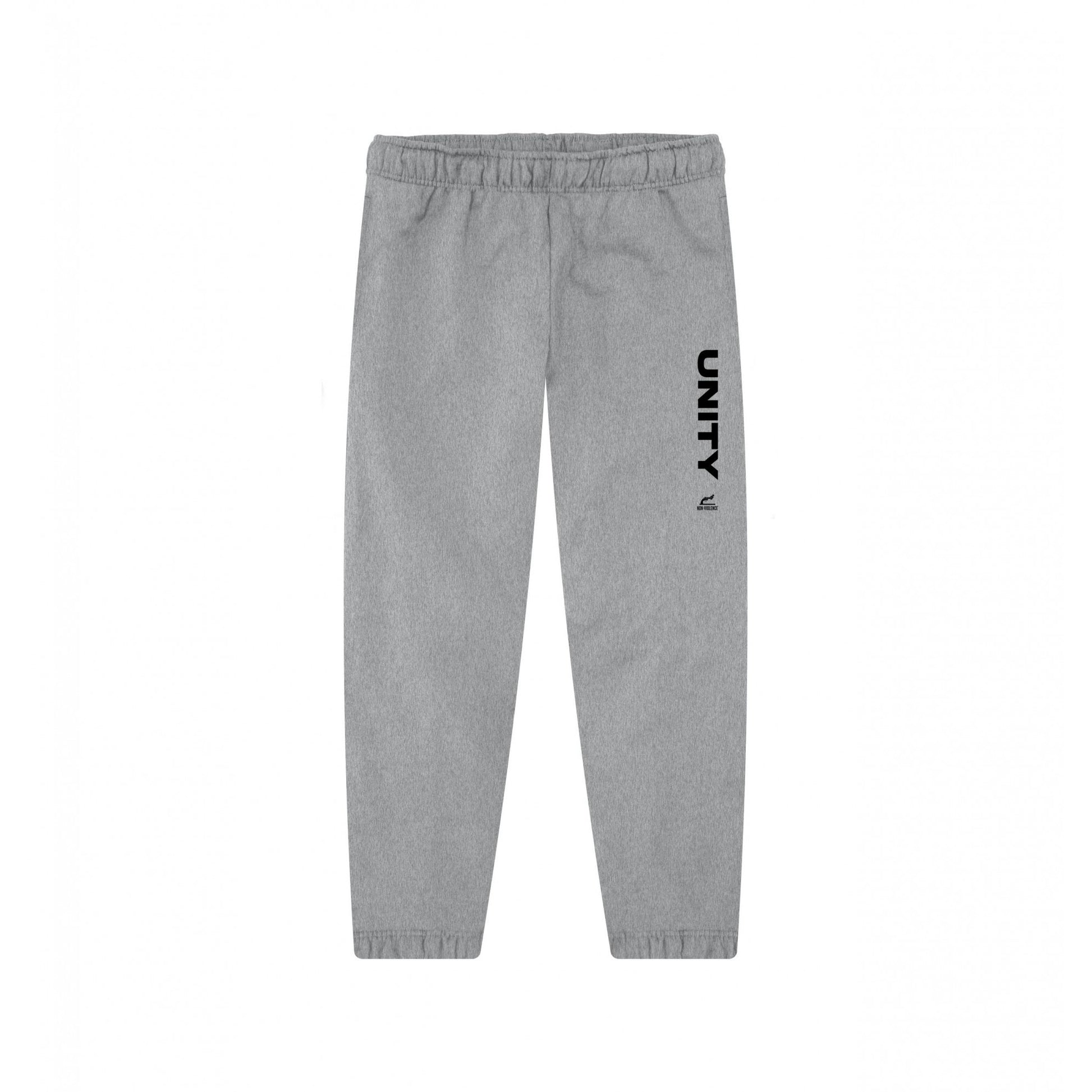 Athletic Grey-Athletic Grey - Front - Park London Unisex Adult Unity Non-Violence Project Jogging Bottoms