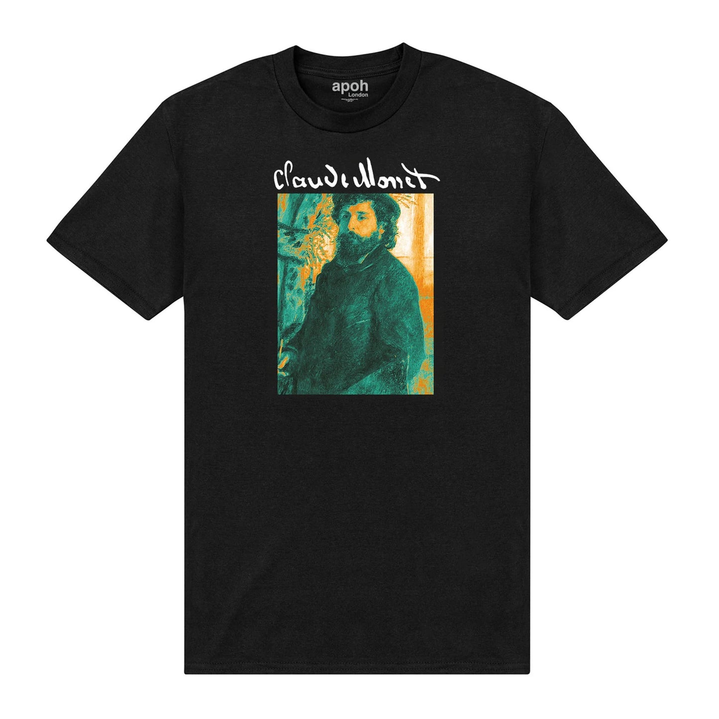 Black - Front - Apoh Unisex Adult Monet T-Shirt