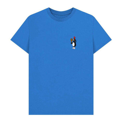 Bright Blue - Front - Wallace and Gromit Unisex Adult Feathers McGraw Pose T-Shirt