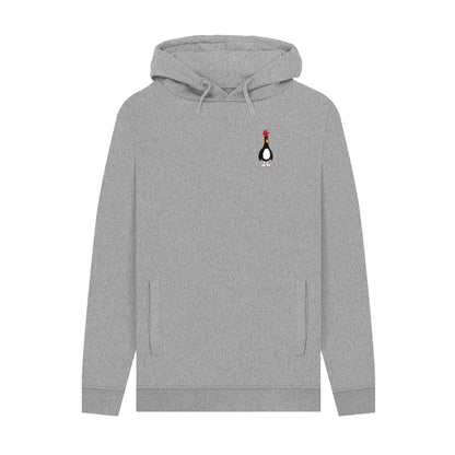 Light Heather - Front - Wallace and Gromit Unisex Adult Evil Genius Feathers McGraw Hoodie