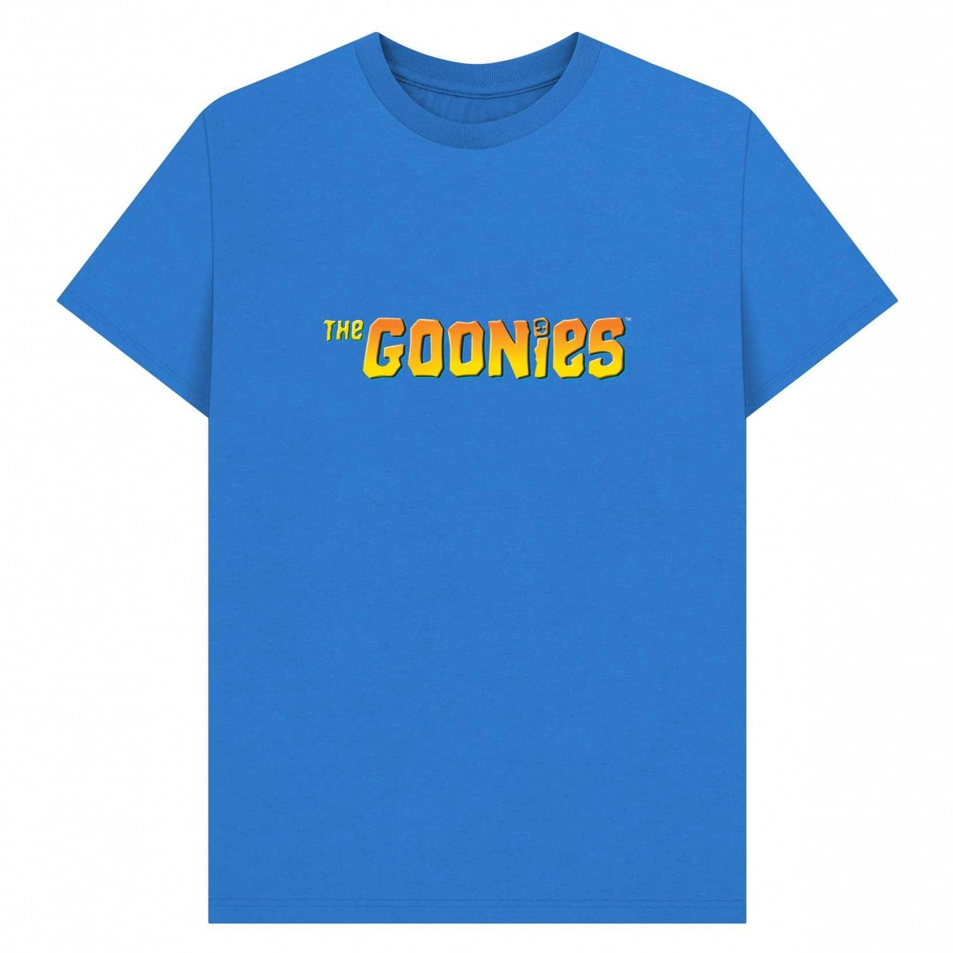 Bright Blue - Front - The Goonies Unisex Adult Graphic T-Shirt