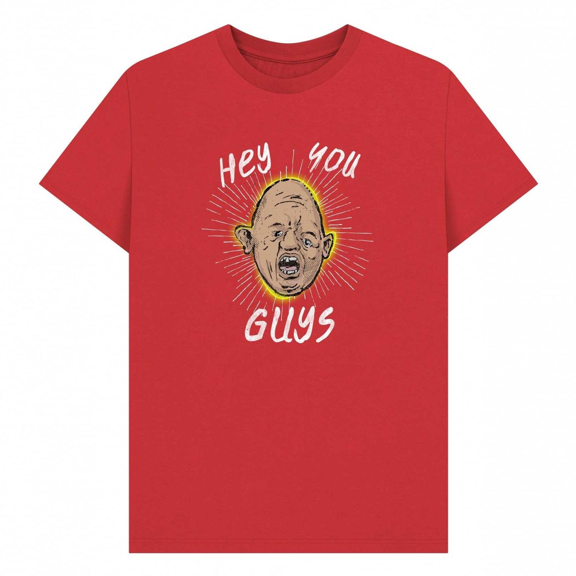 Red - Front - The Goonies Unisex Adult Hey You Guys Sloth T-Shirt