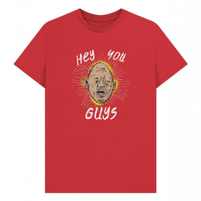 Red - Front - The Goonies Unisex Adult Hey You Guys Sloth T-Shirt