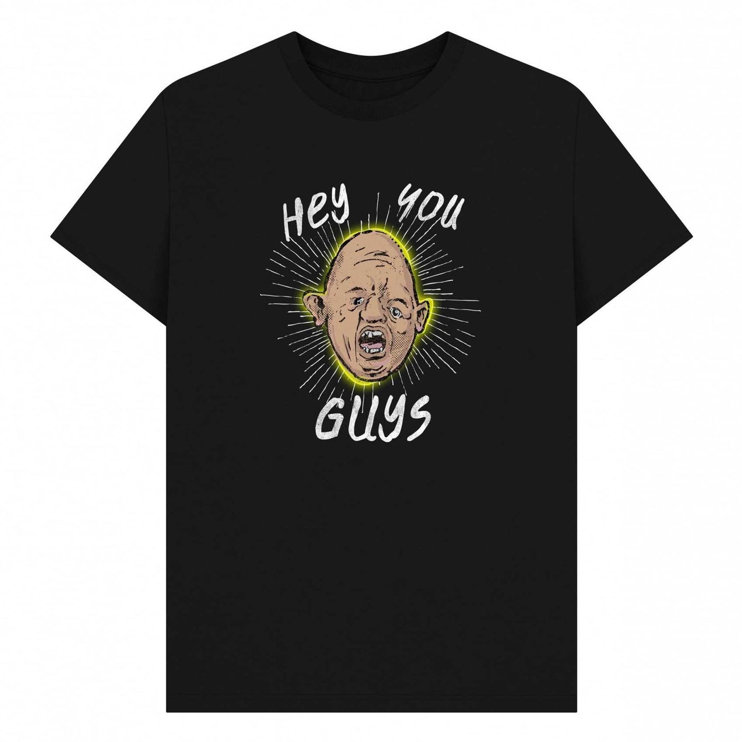 Black - Front - The Goonies Unisex Adult Hey You Guys Sloth T-Shirt