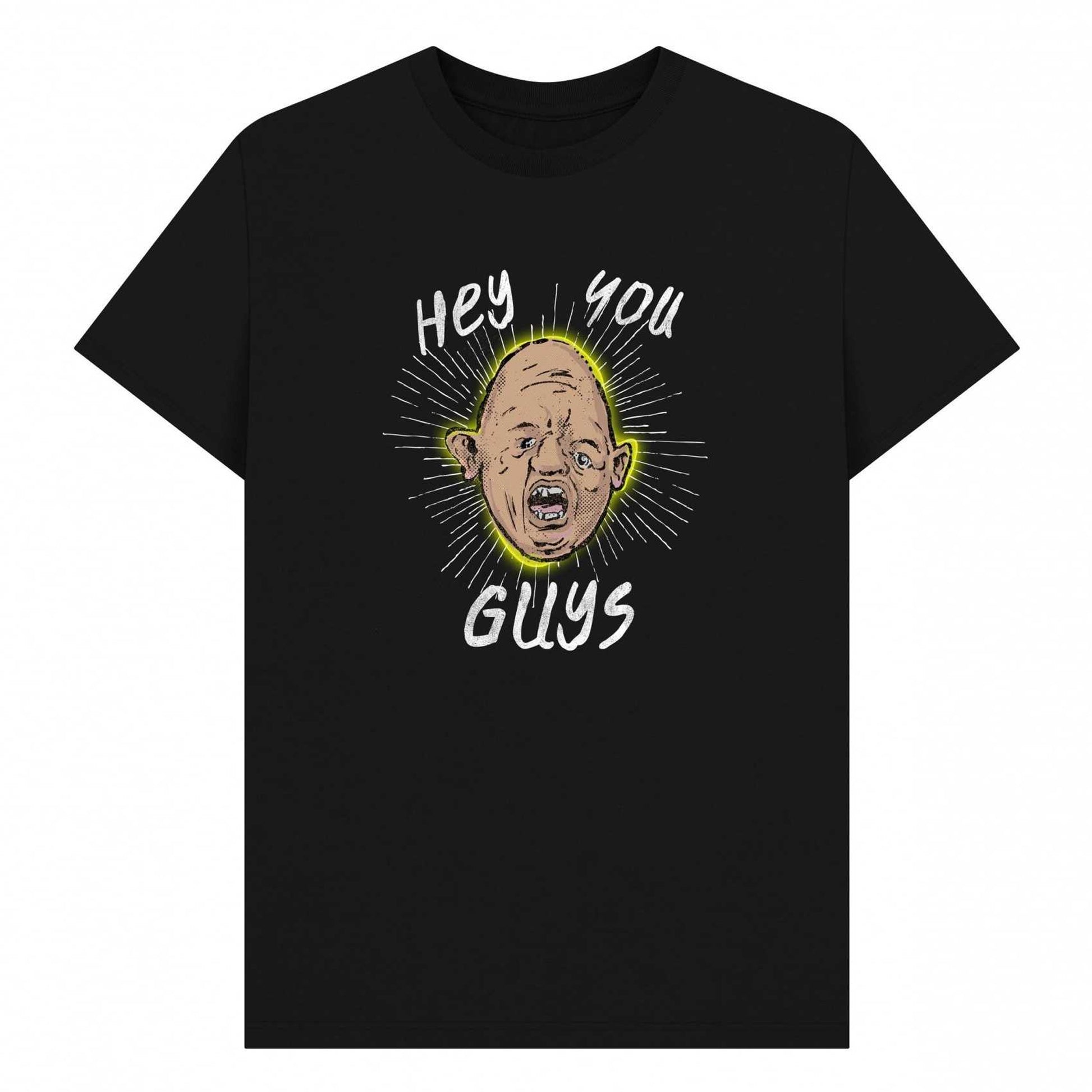 Black - Front - The Goonies Unisex Adult Hey You Guys Sloth T-Shirt
