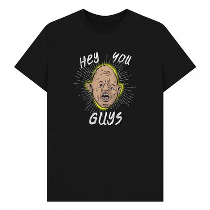 Black - Front - The Goonies Unisex Adult Hey You Guys Sloth T-Shirt