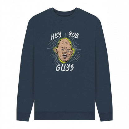 Navy Blue - Front - The Goonies Unisex Adult Hey You Guys Sloth Sweatshirt