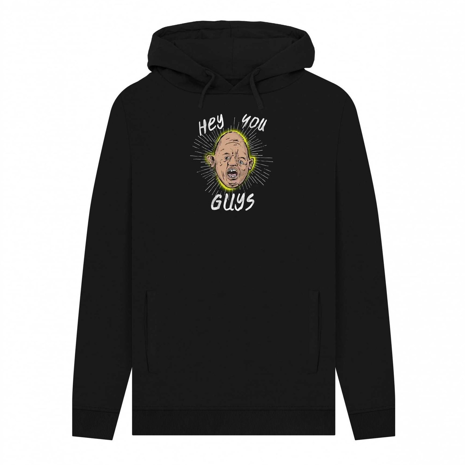 Black - Front - The Goonies Unisex Adult Hey You Guys Sloth Hoodie