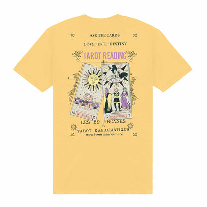 Yellow - Back - Apoh Unisex Adult Tarot British Museum T-Shirt
