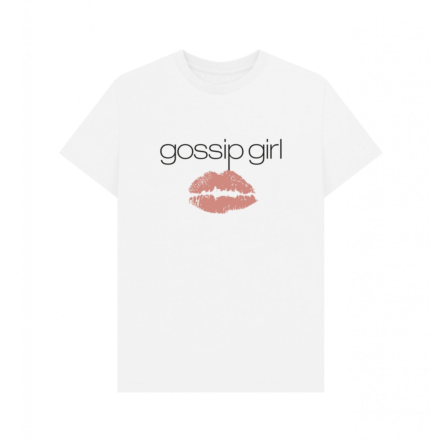 White - Front - Gossip Girl Unisex Adult Xoxo Graphic T-Shirt