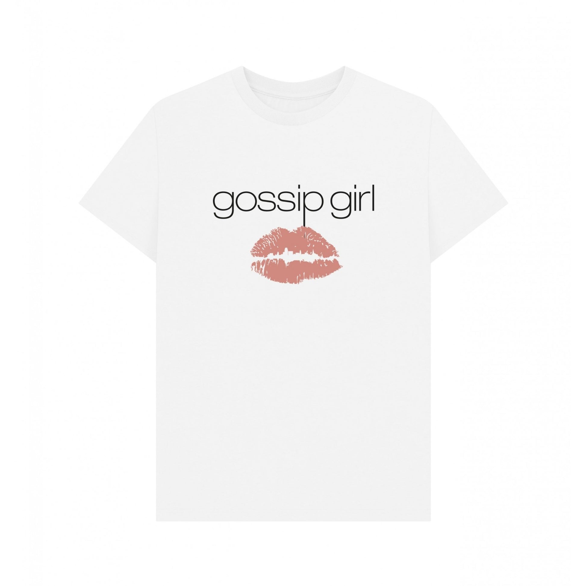 White - Front - Gossip Girl Unisex Adult Xoxo Graphic T-Shirt