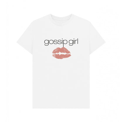 White - Front - Gossip Girl Unisex Adult Xoxo Graphic T-Shirt