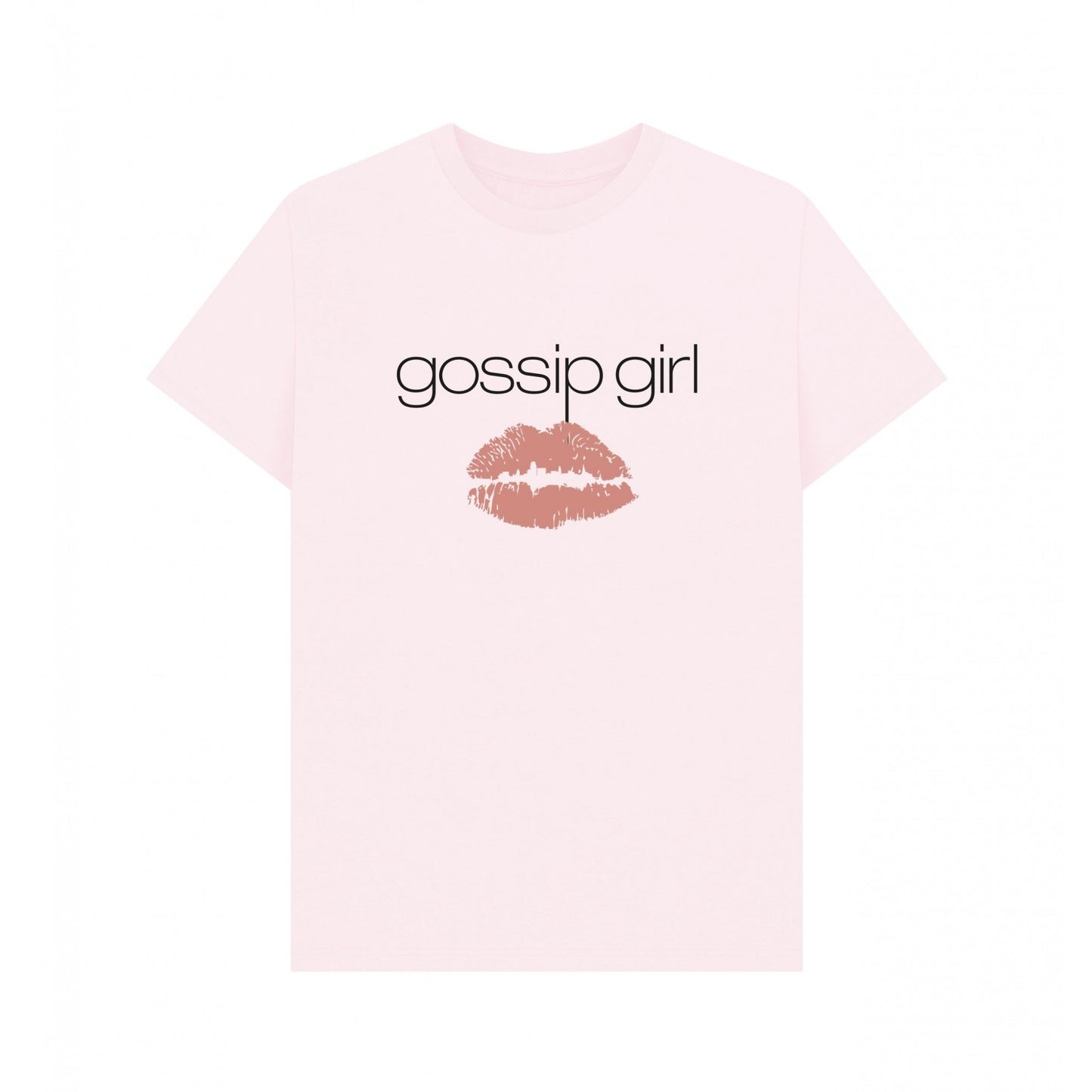 Pink - Front - Gossip Girl Unisex Adult Xoxo Graphic T-Shirt
