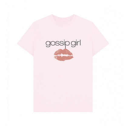 Pink - Front - Gossip Girl Unisex Adult Xoxo Graphic T-Shirt