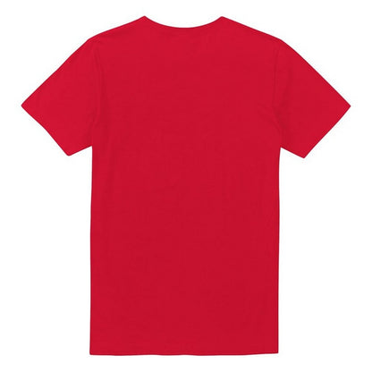 Red - Back - Superman Unisex Adult Official Flying T-Shirt