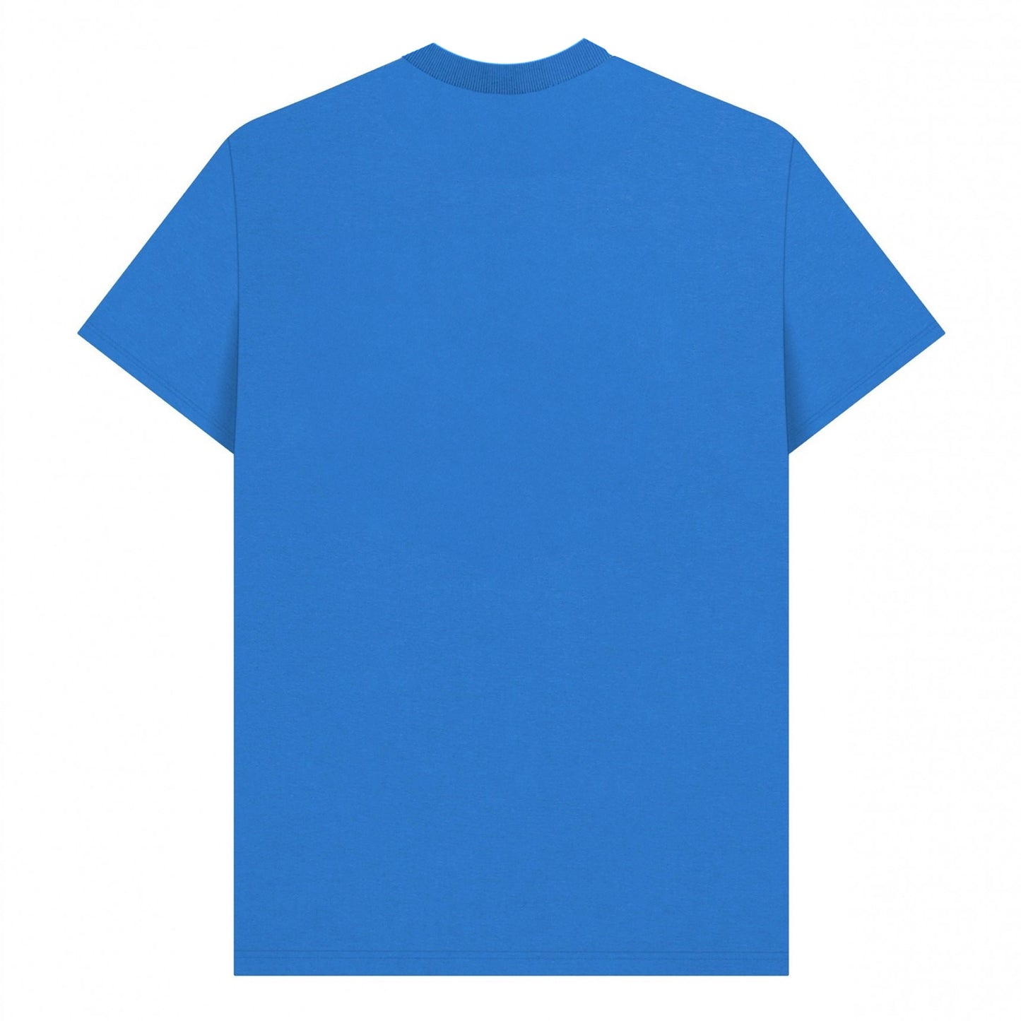 Bright Blue - Back - Superman Unisex Adult Official Shield T-Shirt